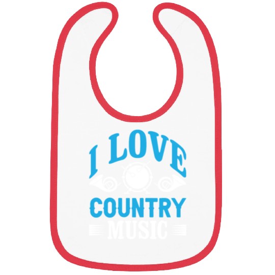 I love Country Music Bibs