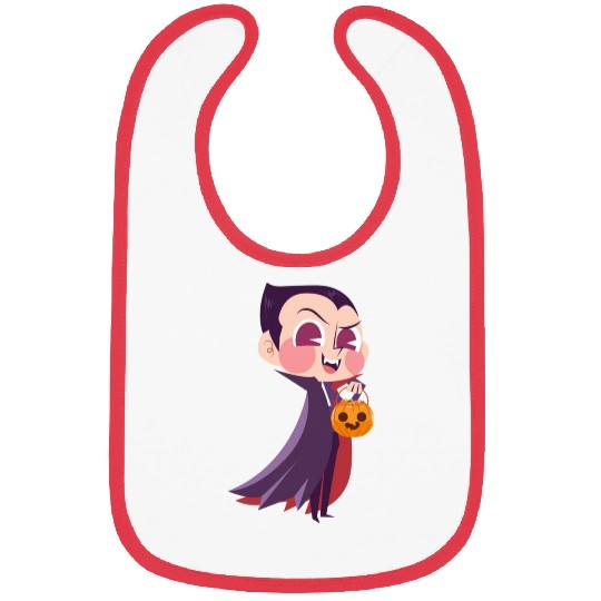 Halloween Trick or Treat with Cartoon Character Bibs