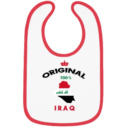Iraq original 100% flags design Bibs