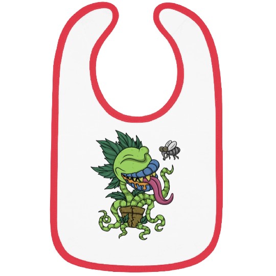 Venus Fly Trap Botanical Monster Plant Carnivorous Bibs