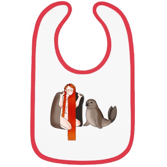 Selkie and Seal Bibs