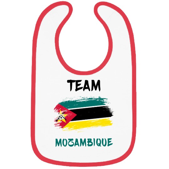 Team Mozambique flags design Bibs