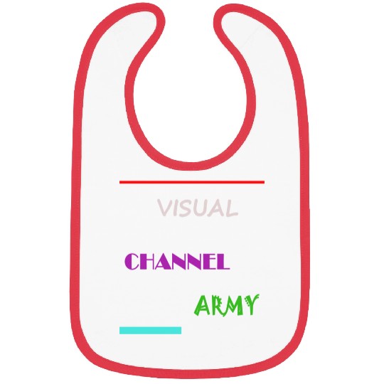 Visual Channel Army Bibs