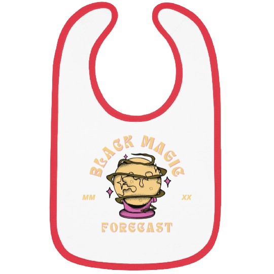 Pink Yellow Typography Bibs