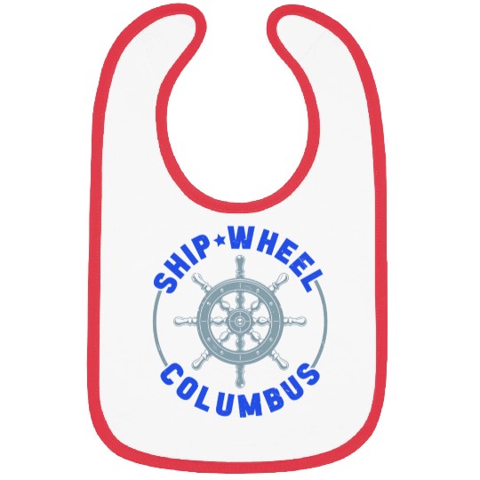 Ship Wheel Columbus Day Christopher Columbus Bibs