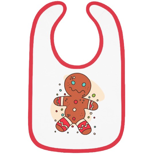 gingerbread man Bibs