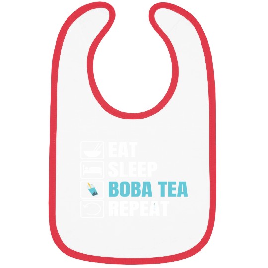 Bubble Tea Inspired Design For A Boba Tea Lover Bibs