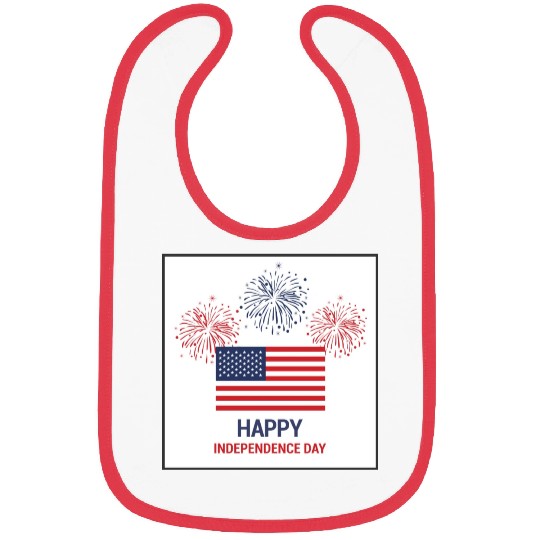 American Flag Bibs: USA Patriotic For US Men