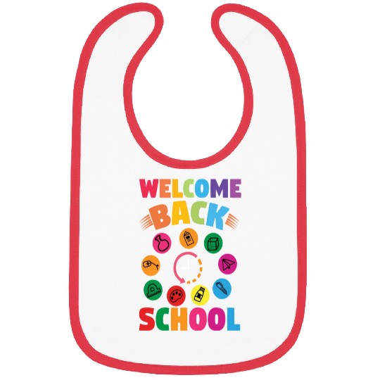 welcome back school Bibs