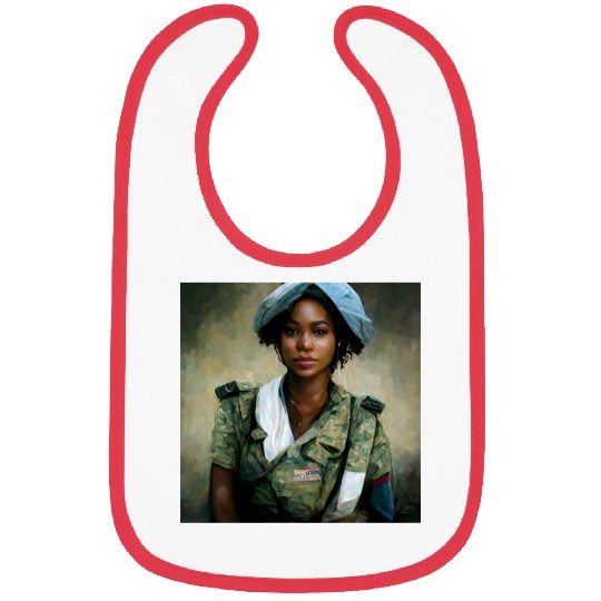 Beautiful US army combat medic painting Bibs