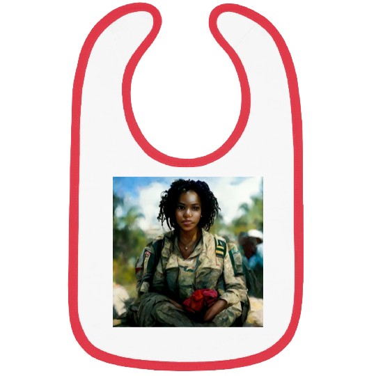 Beautiful US army combat medic painting Bibs