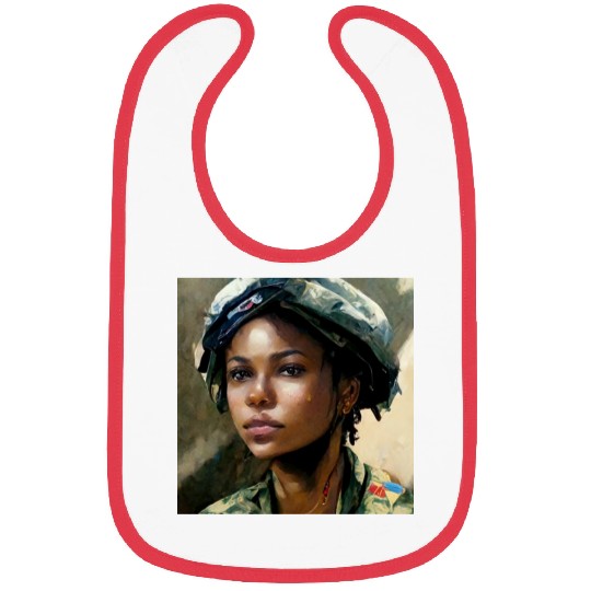 Beautiful US army combat medic painting Bibs