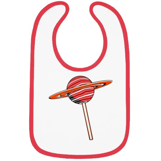 Saturn Planet Lollipop Bibs