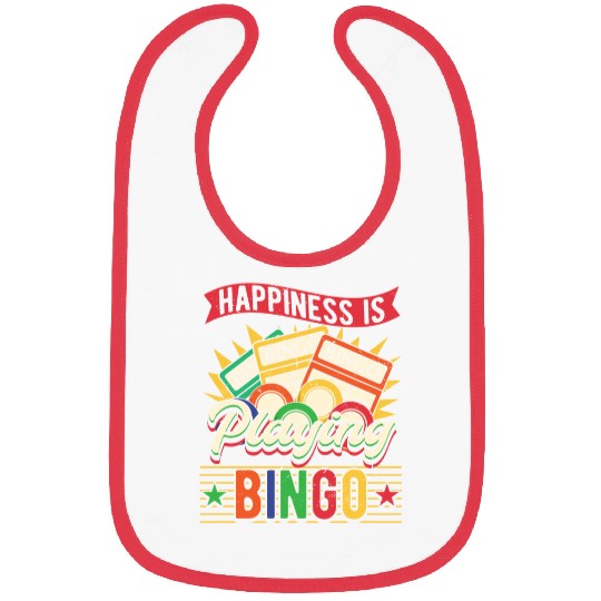 Happiness Is Playing Bingo Bibs