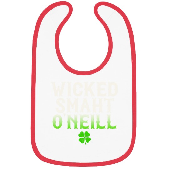 Wicked Smaht O'Neill Clan Boston Irish Slang Bibs