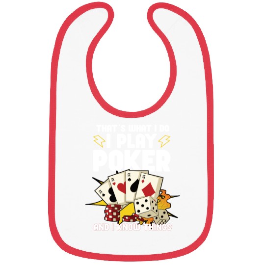 Poker Casino Poker Player Gambling Roulette Gift Bibs