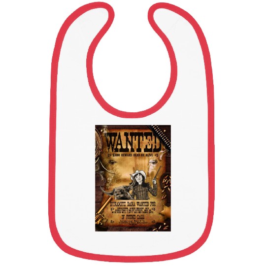 The Cowgirl Wanted Design Bibs