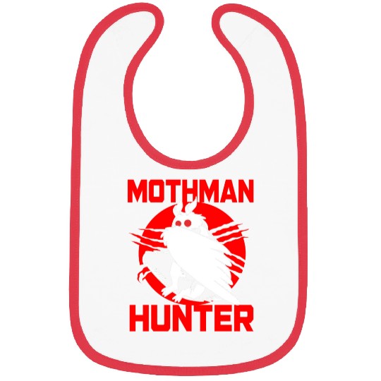 Cryptozoologist Cryptid Folklore Funny Mothman Bibs