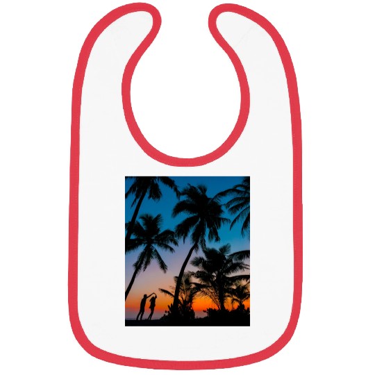 SWEETNESS OF DANCE -SUNSET IMAGE. Bibs