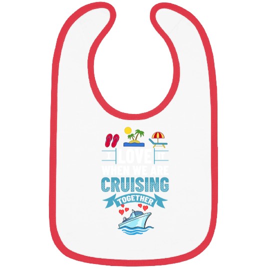 Cruise Ship Vacation Trip Party Sailing Boating Bibs