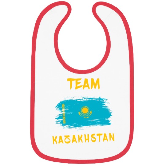 Team Kazakhstan flags design Bibs