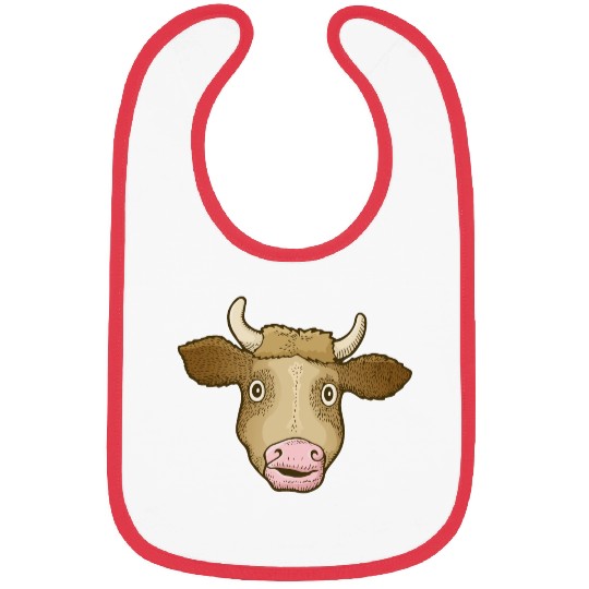 Cow Head Bibs