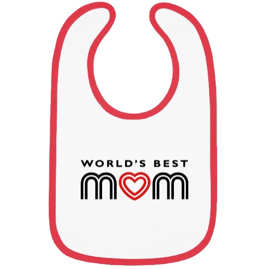 World's Best Mom (mp) Bibs