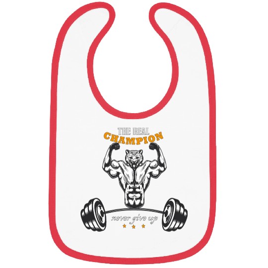 The real champion never give up Bibs