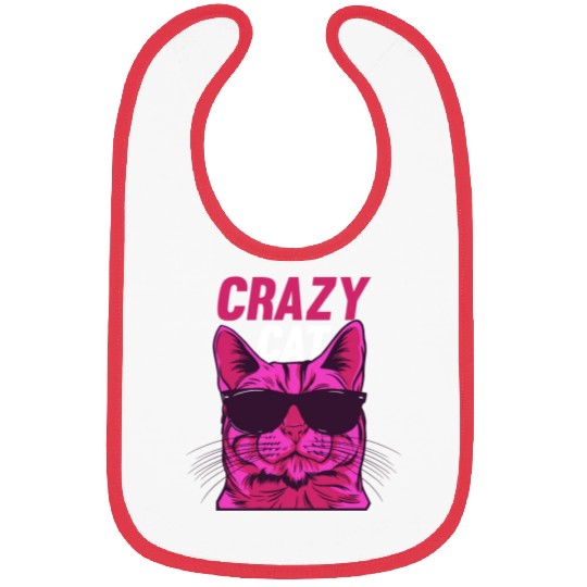 Cat Lover Cat Owner Funny Cat Meme I Crazy Cat Bibs