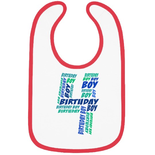 Birthday Boy 4th Birthday | Boys Birthday Bibs |