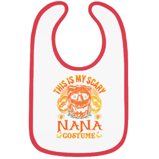 This Is My Scary Nana Costume Grandma Halloween Bibs