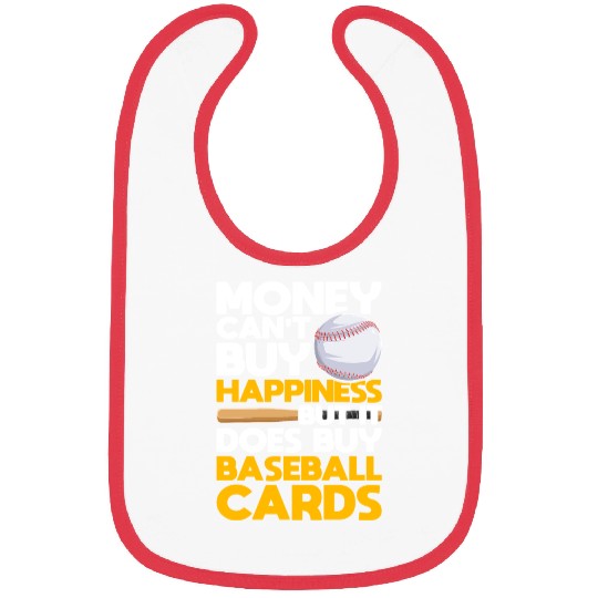 Baseball Cards Collector Happiness Bibs