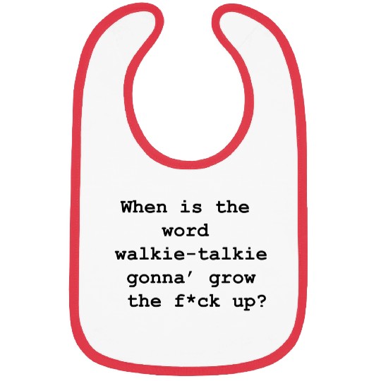 Military Baby Talk Bibs