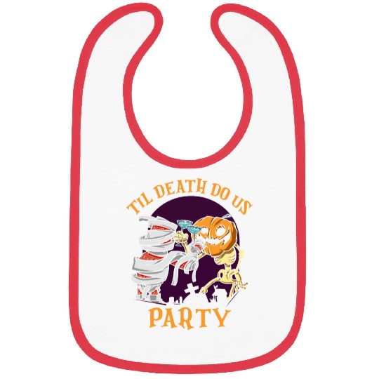Til Death Do Us Party Bridal Bachelorette Couples Bibs