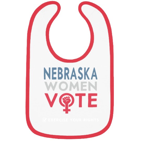 Nebraska Women Vote Voter 2022 Election Feminist Bibs