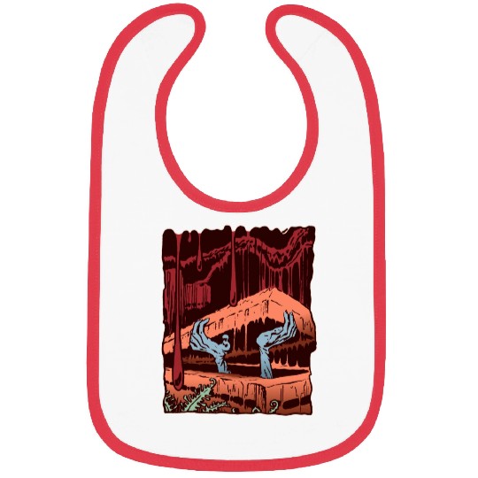 Zombie Coffin Bibs