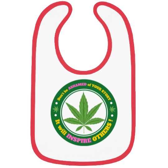 Drug Addiction Recovery AA Sober Sobriety Cannabis Bibs