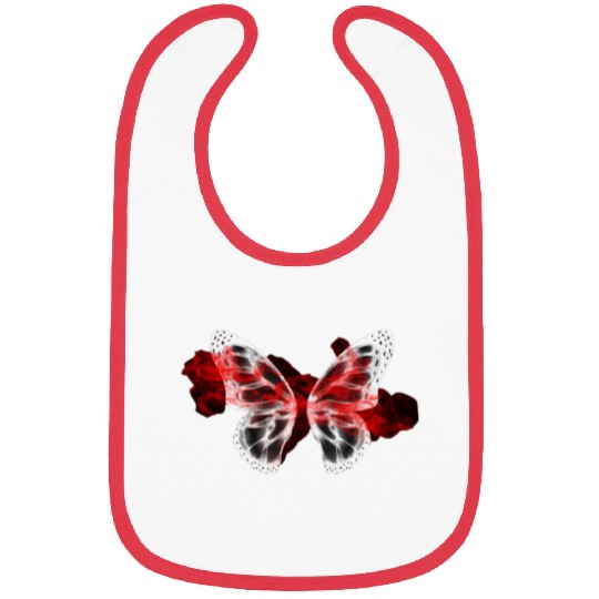 red cloud butterfly back to school ,hallowen Bibs