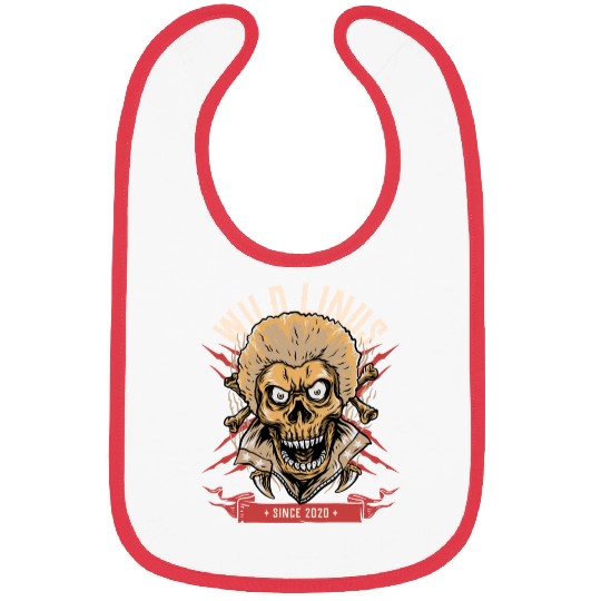 Screaming Skull by Wild Linus Germany Bibs
