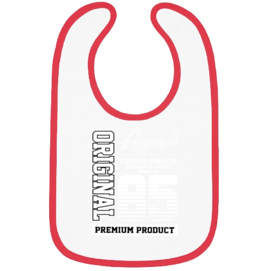 1985 Vintage Birthday Vintage Gift Retro Bibs