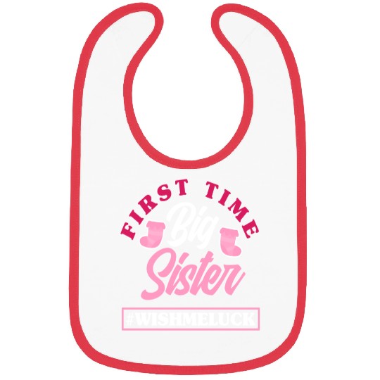 Girl Sister Siblings Bibs