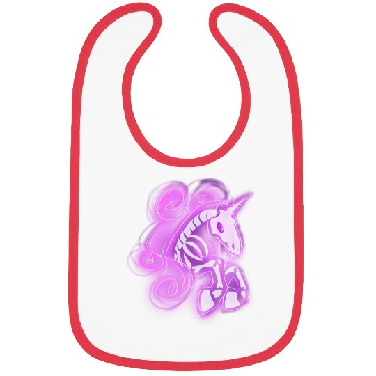 Unicorn Skull Design Bibs