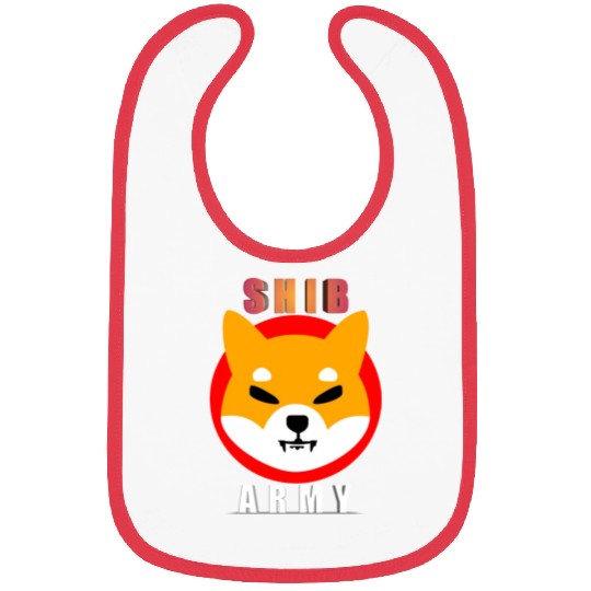 Shiba army Bibs