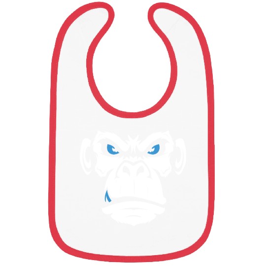 Monkey Head Angry Monkey Face Bibs