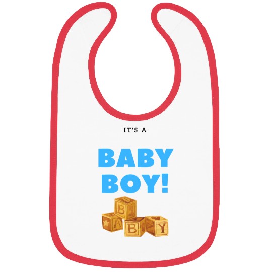 It's A Boy Bibs