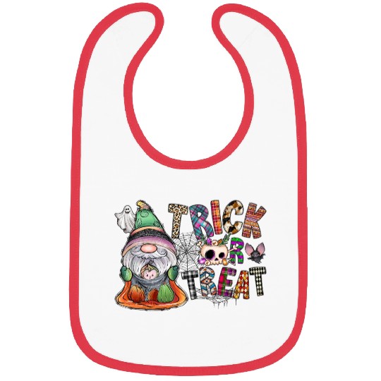 Trick Or Treat Gnome Bibs
