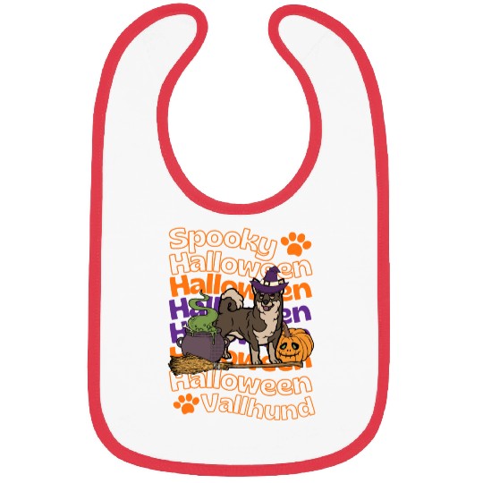 Cute Swedish Vallhund Halloween costume dog Bibs