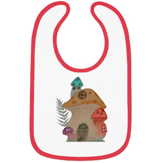 Mushroom house Bibs