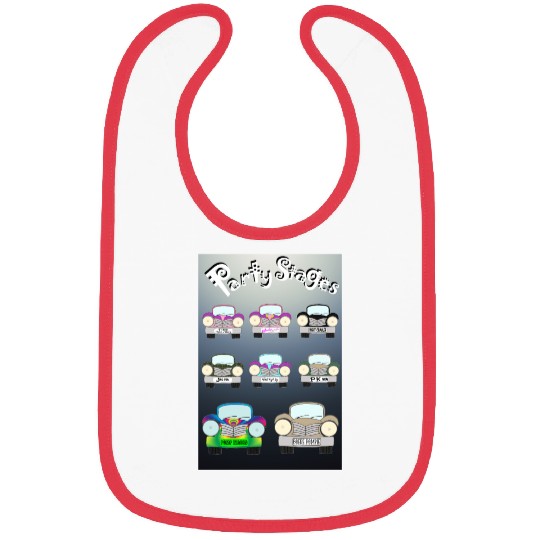 Old Car Poster Party Stages #2 Bibs