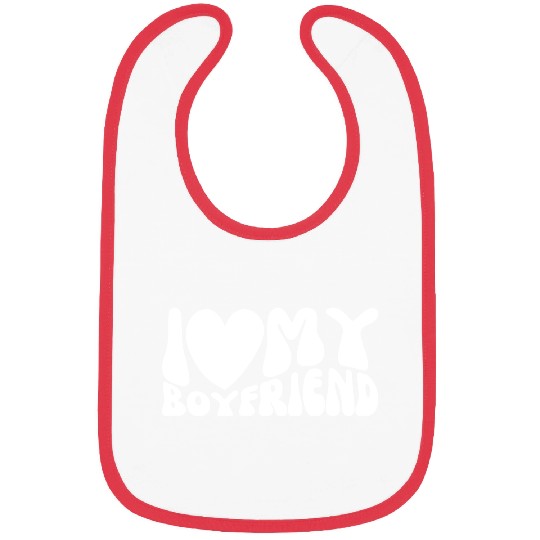 I Love My Boyfriend Bibs